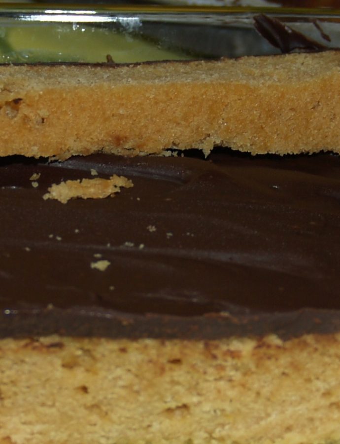 Tarta de chocolate y crema de cacahuete (Tarta de Minna)